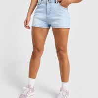 Spodenki damskie JUICY COUTURE SZORTY DMNT LGO DNM SHT L'BLU jcjdw387431 kolor niebieski