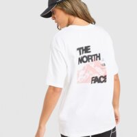 Koszulka damska THE NORTH FACE T-SHIRT OVERSIZE DARK MATTER nf0a8h86fn41 kolor biały