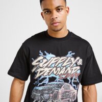 Koszulka męska SUPPLY&DEMAND T-SHIRT NASTY TEE BLK-BLK suptm17891007 kolor czarny