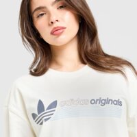 Koszulka damska ADIDAS T-SHIRT GFX ky5467 kolor beżowy