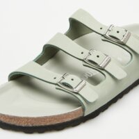 Klapki damskie BIRKENSTOCK FLORIDA LENB PURE SAGE HEX 1029450 kolor szary
