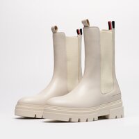 Damskie buty TOMMY HILFIGER MONOCHROMATIC CHELSEA BOOT fw0fw06730aci kolor beżowy