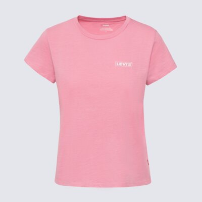LEVI'S T-SHIRT GRAPHIC AUTHENTIC TSHIRT PINKS