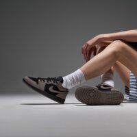 Buty dziecięce JORDAN AIR 1 LOW  ib7111-005 kolor brązowy