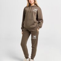 Spodnie damskie THE NORTH FACE SPODNIE JOGGER OUTLINE nf0a8aj41oi1 kolor brązowy