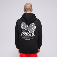 PROSTO BLUZA Z KAPTUREM HOODIE GAMBLERS BLACK kl242mswe2112 kolor czarny