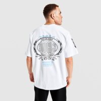 Koszulka męska HOODRICH T-SHIRT OVERSIZE NOIR hr02250007 kolor biały