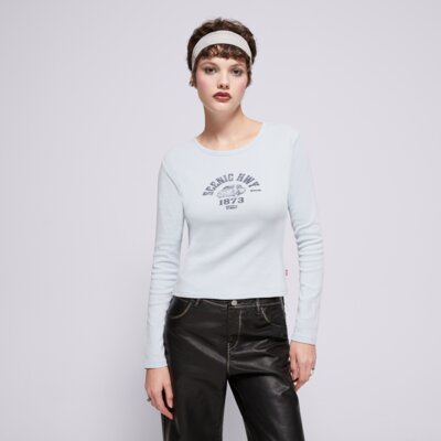 LEVI'S T-SHIRT GRAPHIC LS RICKIE TEE BLUES