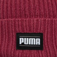 Damska czapka zimowa PUMA CZAPKA RIBBED CLASSIC CUFF 024038 05 kolor czerwony