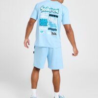 Męskie spodenki HOODRICH SZORTY GRAFFITI SHRT SKY hr-0324-0414 kolor niebieski