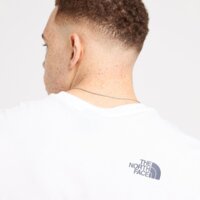 Koszulka męska THE NORTH FACE T-SHIRT GRAD BOX T WHT/BLUE nf0a8ehbfn41 kolor biały