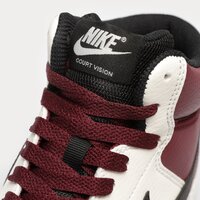 Męskie buty NIKE COURT VISION MID NEXT NATURE dn3577-600 kolor bordowy