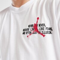 Koszulka dziecięca JORDAN T-SHIRT JRDN STAMP TEE WHT B 95f248-001 kolor biały
