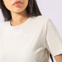 Koszulka damska CHAMPION T-SHIRT CREWNECK T-SHIRT 114912ms014 kolor beżowy