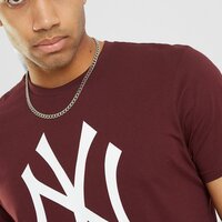 Koszulka męska NEW ERA T-SHIRT SS MLB NYY CAR NEW YORK YANKEES MRN 11863695 kolor bordowy