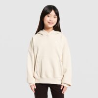 Bluza dziecięca JORDAN BLUZA Z KAPTUREM BRKN FLC G 45f136-xae kolor beżowy