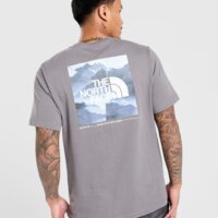 Koszulka męska THE NORTH FACE T-SHIRT MOTION EFFECT GRID nf0a8hd00uz1 kolor szary