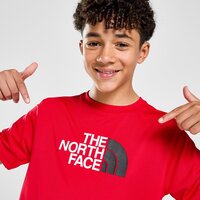 Koszulka dziecięca THE NORTH FACE T-SHIRT REAXION LL T nf0a83hm6821 kolor czerwony