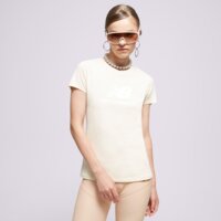 Koszulka damska NEW BALANCE T-SHIRT NB ESSENTIALS STACKET LOGO TEE wt31546tcm kolor biały