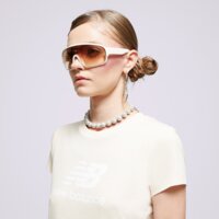 Koszulka damska NEW BALANCE T-SHIRT NB ESSENTIALS STACKET LOGO TEE wt31546tcm kolor biały