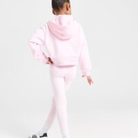 ADIDAS KOMPLET BLUZA Z KAPTUREM&LEGGINGS G jn2055 kolor różowy