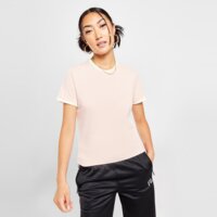 Koszulka damska FILA T-SHIRT SLIM RINGER T PNK/WH darwinpink kolor różowy