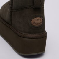 Damskie buty EMU AUSTRALIA STINGER MICRO FLATFORM w13082chocolate kolor brązowy