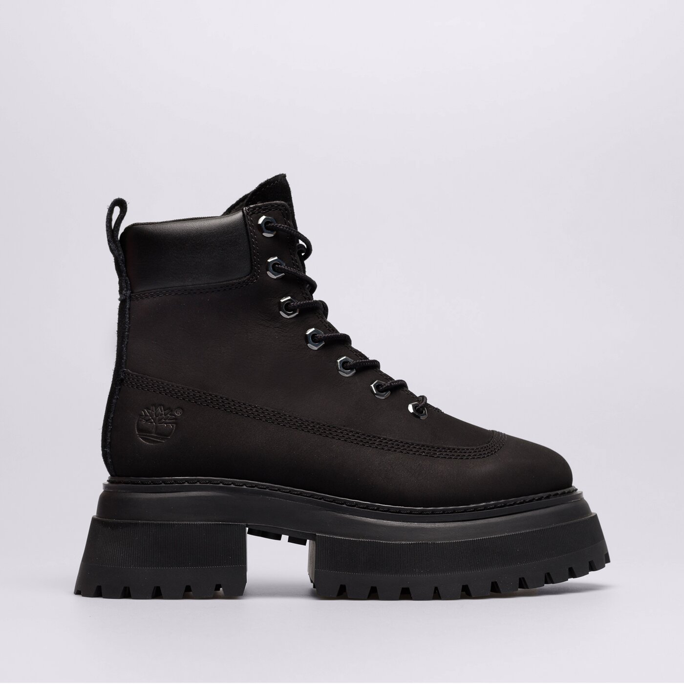 Timberland 黒 レザー ブーツ、サイズ25.5