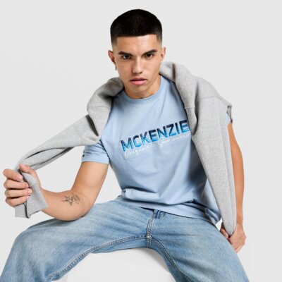 MCKENZIE T-SHIRT CASSON TEE BLU-DUBL