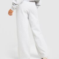Spodnie damskie ADIDAS SPODNIE WIDE JOGGER kd6383 kolor szary