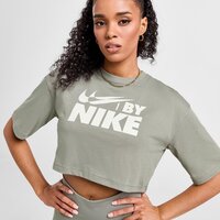 Koszulka damska NIKE T-SHIRT W NSW CROP TEE GLS GYM LIFE fz4635-053 kolor szary