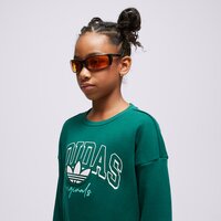 Bluza dziecięca ADIDAS BLUZA CREW GIRL il5041 kolor zielony