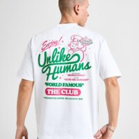 Koszulka męska UNLIKE HUMANS T-SHIRT CLUB TEE WHT-WHT ulhtm10307010 kolor biały