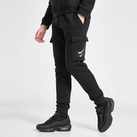 Spodnie dziecięce NIKE SPODNIE SOS FLC CRGO PANT BLK/GLD dx2299-011 kolor czarny