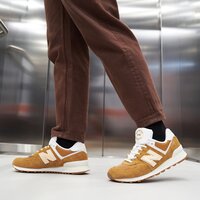 Męskie buty NEW BALANCE 574  u574ob2 kolor musztardowy