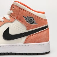 Buty dziecięce AIR JORDAN 1 MID SE dv1336-800 kolor pomarańczowy