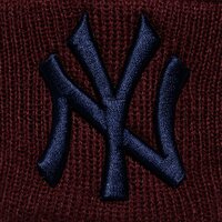 Męska czapka zimowa NEW ERA CZAPKA LE BEANIE NYY MRN 60292606 kolor bordowy