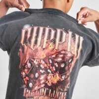 Koszulka dziecięca SUPPLY&DEMAND T-SHIRT FIRE DICE BLK-BLK B suptjb17752007 kolor szary