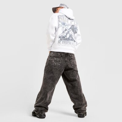 SUPPLY&DEMAND BLUZA Z KAPTUREM OCEAN HD WHT-WHT