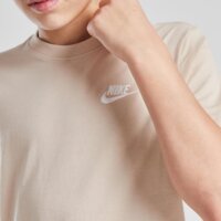 Koszulka dziecięca NIKE T-SHIRT K NSW TEE EMB FUTURA LBR B fz5177-126 kolor beżowy