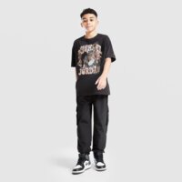 Koszulka dziecięca JORDAN T-SHIRT MJ WSH LGO TEE BLK B 95f065-023 kolor czarny