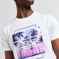 Koszulka męska MCKENZIE T-SHIRT SUNSET PALM WHT . mcktm16138010 kolor biały