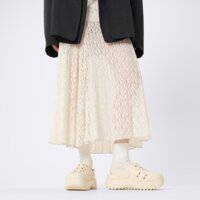 Klapki damskie ADIDAS ADILETTE CLOG PLATFORM jp7159 kolor beżowy