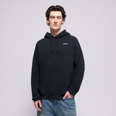 PROSTO BLUZA Z KAPTUREM HOODIE SKIZZLE WASHED BLACK