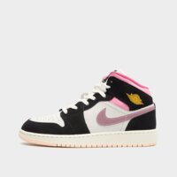 Buty dziecięce JORDAN 1 MID SE BG ii1254-001 kolor różowy