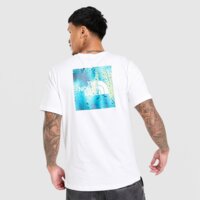 Koszulka męska THE NORTH FACE T-SHIRT REGULAR PHOTO MIX RAIN nf0a8hd9fn41 kolor biały