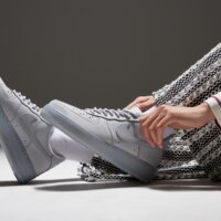 Męskie buty NIKE AIR FORCE 1 '07 WB cj9179-002 kolor szary