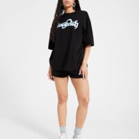 Koszulka damska HOODRICH T-SHIRT OVERSIZE TOTEM hw02250007 kolor czarny