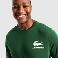 Koszulka męska LACOSTE T-SHIRT URBAN T-SHIRT th5517132 kolor zielony
