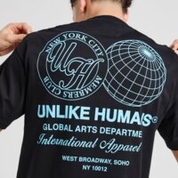 Koszulka męska UNLIKE HUMANS T-SHIRT WIRED TEE BLK-BLK ulhtm10222007 kolor czarny
